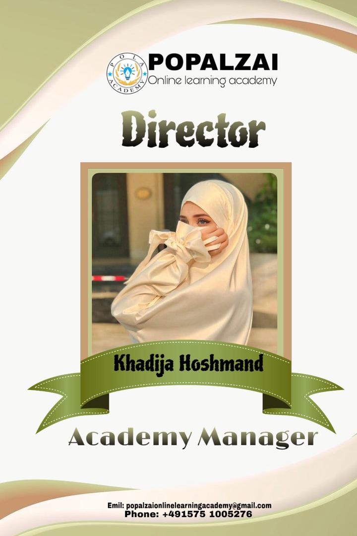 Mrs. Khadija Hoshmand